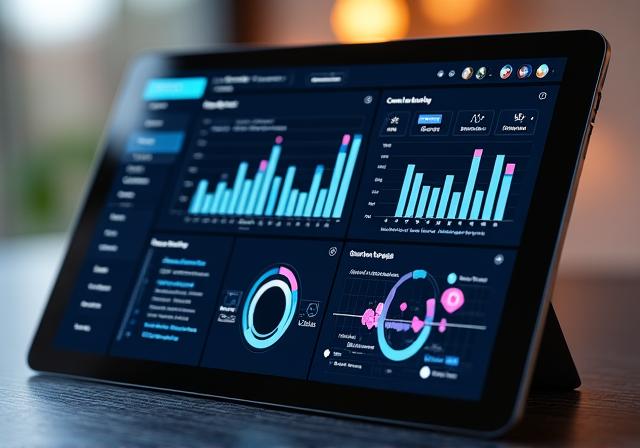 Marketing Performance dashboard showing ROAS metrics and channel growth